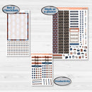 Patterned Boho Sticker Kit | 7x9 Erin Condren Daily Duo Planner Kit Stickers | Katie | KIT-414-M