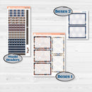 Patterned Boho Sticker Kit | A5 Plum Daily Planner Kit Stickers | Katie | KIT-414-N