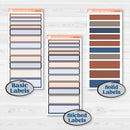 Patterned Boho Sticker Kit | 7x9 Plum Daily Planner Kit Stickers | Katie | KIT-414-P