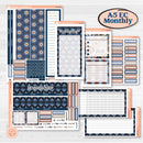 Patterned Boho Sticker Kit | A5 Erin Condren Monthly & Dashboard Sticker Kit | 2024-2025 Planners | Katie | KIT-414-V