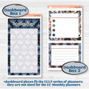 Patterned Boho Sticker Kit | 7x9 Erin Condren Life Planner Monthly & Dashboard Sticker Kit | 2024-2025 Planners | Katie | KIT-414-W