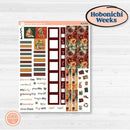 Watercolor Autumn Kit | Hobonichi Weeks Weekly Planner Kit Stickers | Crackle | KIT-415-F