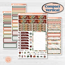 Watercolor Autumn Kit | A5 Compact Vertical Planner Kit Stickers for Erin Condren | Crackle | KIT-415-G