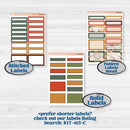 Watercolor Autumn Kit | A5 Compact Vertical Planner Kit Stickers for Erin Condren | Crackle | KIT-415-G