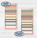 Watercolor Autumn Kit | 7x9 Compact Vertical Planner Kit Stickers | Crackle | KIT-415-H