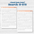 Watercolor Autumn Kit | Freestyle Kit Any Planner Kit Stickers | Crackle | KIT-415-K