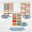 Watercolor Autumn Kit | A5 Daily Duo Planner Kit Stickers | Crackle | KIT-415-L