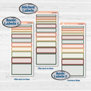 Watercolor Autumn Kit | 7x9 Erin Condren Daily Duo Planner Kit Stickers | Crackle | KIT-415-M