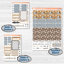 Woodland Winter Animals Kit | Hobonichi Cousin Weekly & Daily Planner Kit Stickers | Chill Out | KIT-417-E