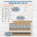 Woodland Winter Animals Kit | Hobonichi Cousin Weekly & Daily Planner Kit Stickers | Chill Out | KIT-417-E