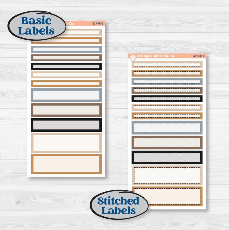 Woodland Winter Animals Kit | 7x9 Compact Vertical Planner Kit Stickers | Chill Out | KIT-417-H