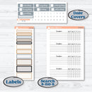 Woodland Winter Animals Kit | Plum Vertical Priorities 7x9 Planner Kit Stickers | Chill Out | KIT-417-J