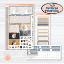 Woodland Winter Animals Kit | Plum Vertical Priorities 7x9 Planner Kit Stickers | Chill Out | KIT-417-J
