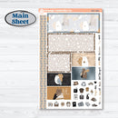 Woodland Winter Animals Kit | Plum Vertical Priorities 7x9 Planner Kit Stickers | Chill Out | KIT-417-J