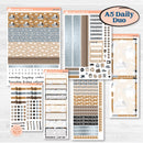 Woodland Winter Animals Kit | A5 Daily Duo Planner Kit Stickers | Chill Out | KIT-417-L
