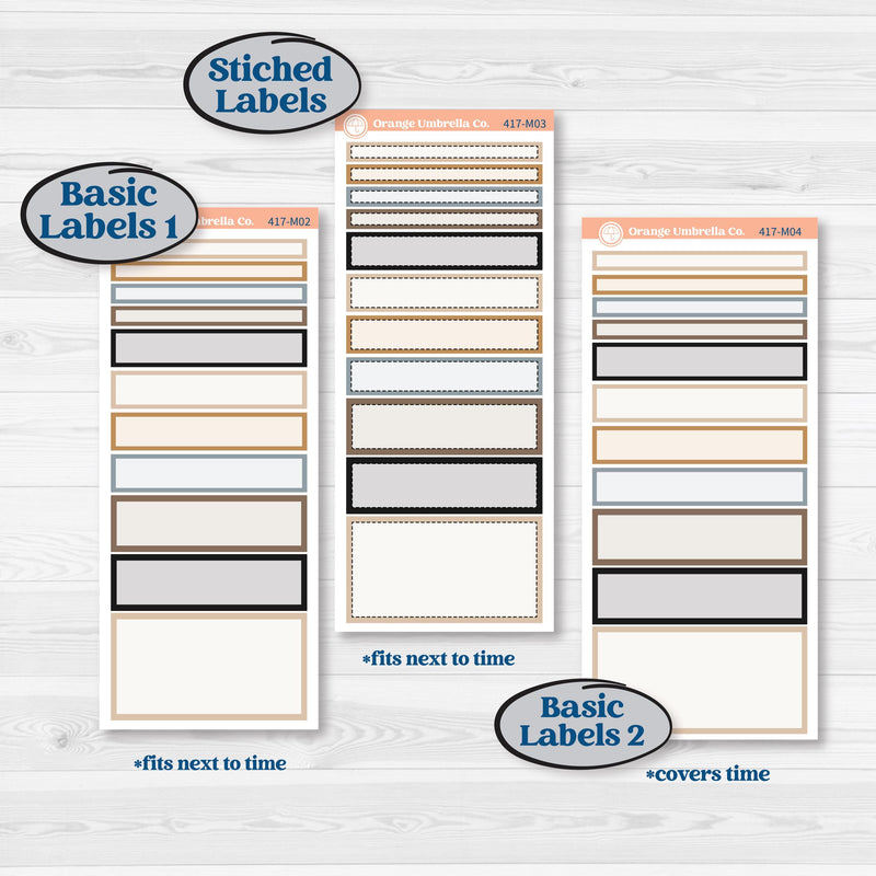 Woodland Winter Animals Kit | 7x9 Erin Condren Daily Duo Planner Kit Stickers | Chill Out | KIT-417-M
