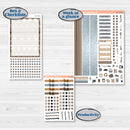 Woodland Winter Animals Kit | 7x9 Erin Condren Daily Duo Planner Kit Stickers | Chill Out | KIT-417-M