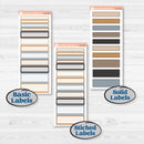 Woodland Winter Animals Kit | A5 Plum Daily Planner Kit Stickers | Chill Out | KIT-417-N