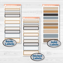 Woodland Winter Animals Kit | 7x9 Plum Daily Planner Kit Stickers | Chill Out | KIT-417-P