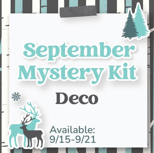 September Mystery Kit | Journaling Kit Planner Stickers | Winter Retreat | KIT-MK42-D