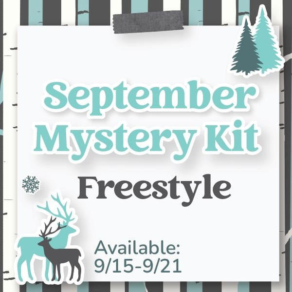 September Mystery Kit | Freestyle Kit Any Planner Kit Stickers | Winter Retreat | KIT-MK42-K