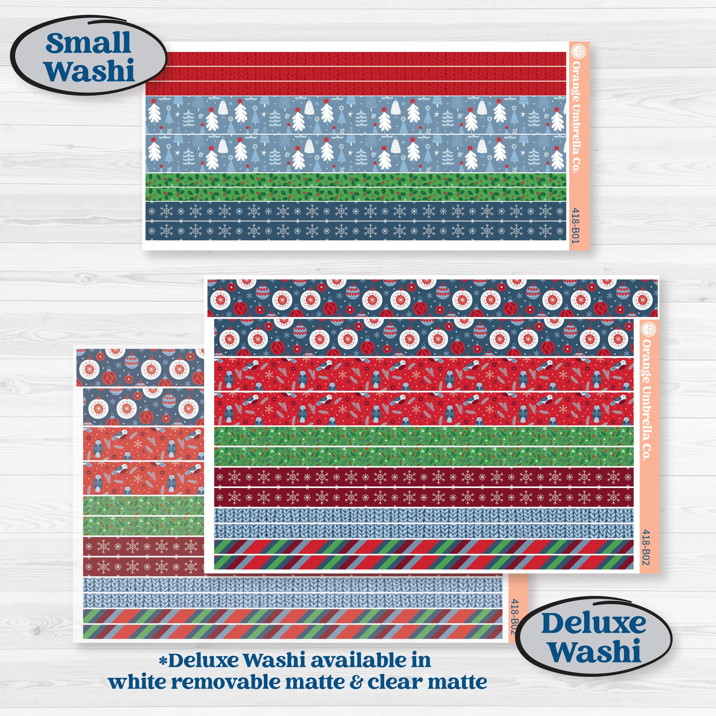 Playful Winter Kit | Weekly Add-On Planner Kit Stickers | Jingle | KIT-418-B