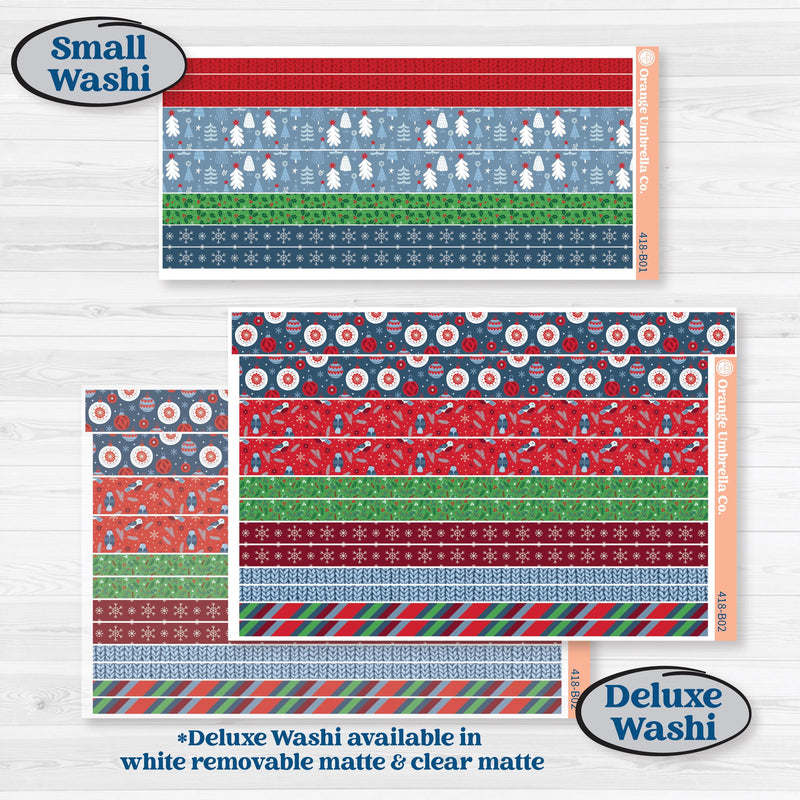 Playful Winter Kit | Weekly Add-On Planner Kit Stickers | Jingle | KIT-418-B