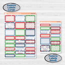 Playful Winter Kit | Weekly Add-On Labels Planner Kit Stickers | Jingle | KIT-418-C