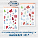 Playful Winter Kit | Journaling Kit Planner Stickers | Jingle | KIT-418-D