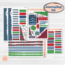 Playful Winter Kit | Journaling Kit Planner Stickers | Jingle | KIT-418-D