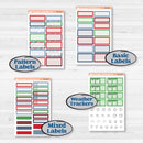 Playful Winter Kit | Hobonichi Cousin Weekly & Daily Planner Kit Stickers | Jingle | KIT-418-E