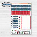 Playful Winter Kit | A5 Compact Vertical Planner Kit Stickers for Erin Condren | Jingle | KIT-418-G