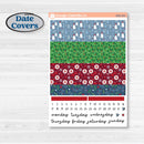Playful Winter Kit | A5 Daily Duo Planner Kit Stickers | Jingle | KIT-418-L