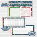 Playful Winter Kit | 8.5x11 Plum Monthly & Dashboard Planner Kit Stickers | Jingle | KIT-418-U