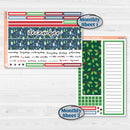 Playful Winter Kit | 8.5x11 Plum Monthly & Dashboard Planner Kit Stickers | Jingle | KIT-418-U