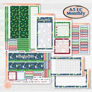 Playful Winter Kit | A5 Erin Condren Monthly & Dashboard Sticker Kit | 2024-2025 Planners | Jingle | KIT-418-V
