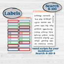 Playful Winter Kit | 7x9 Erin Condren Life Planner Monthly & Dashboard Sticker Kit | 2024-2025 Planners | Jingle | KIT-418-W