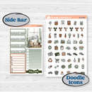 Classic Christmas Reading Kit | Weekly Add-On Planner Kit Stickers | All Aglow | KIT-419-B