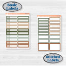 Classic Christmas Reading Kit | Weekly Add-On Labels Planner Kit Stickers | All Aglow | KIT-419-C