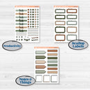 Classic Christmas Reading Kit | Weekly Add-On Labels Planner Kit Stickers | All Aglow | KIT-419-C