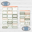 Classic Christmas Reading Kit | Weekly Add-On Labels Planner Kit Stickers | All Aglow | KIT-419-C