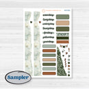 Classic Christmas Reading Kit | Journaling Kit Planner Stickers | All Aglow | KIT-419-D