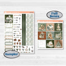 Classic Christmas Reading Kit | Hobonichi Cousin Weekly & Daily Planner Kit Stickers | All Aglow | KIT-419-E