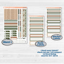 Classic Christmas Reading Kit | Erin Condren Weekly Dashboard Planner Kit Stickers | All Aglow | KIT-419-HA