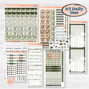 Classic Christmas Reading Kit | A5 Daily Duo Planner Kit Stickers | All Aglow | KIT-419-L