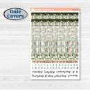 Classic Christmas Reading Kit | A5 Daily Duo Planner Kit Stickers | All Aglow | KIT-419-L