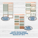 Classic Christmas Reading Kit | 7x9 Erin Condren Daily Duo Planner Kit Stickers | All Aglow | KIT-419-M