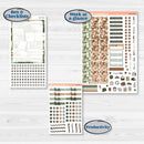 Classic Christmas Reading Kit | 7x9 Erin Condren Daily Duo Planner Kit Stickers | All Aglow | KIT-419-M