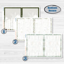 Classic Christmas Reading Kit | 7x9 Erin Condren Daily Duo Planner Kit Stickers | All Aglow | KIT-419-M