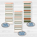 Classic Christmas Reading Kit | A5 Plum Daily Planner Kit Stickers | All Aglow | KIT-419-N